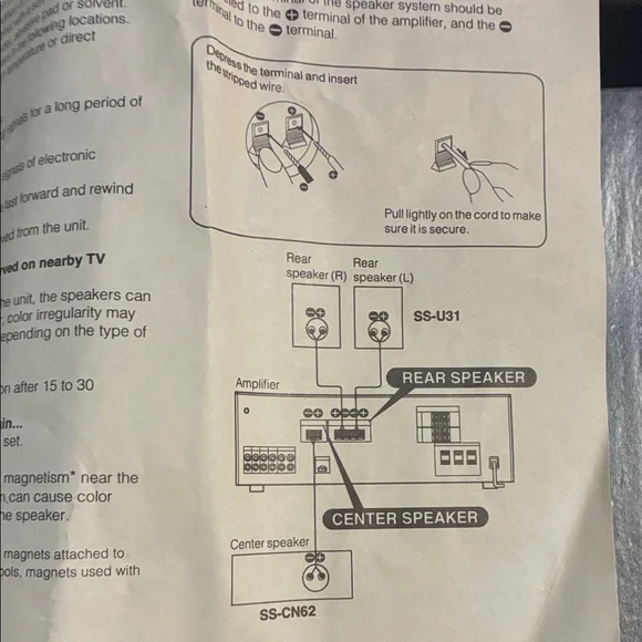 Sony SS-CR62 Speaker System - Picture 4 of 6